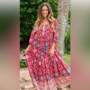 Natural Life Auguste Boho Maxi Dress- XS NWT